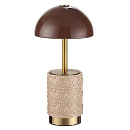 5453/3TL Odeon Light Lulu аккумуляторная настольная лампа с керамическим основанием