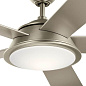 56" Verdi Fan Brushed Nickel люстра-вентилятор 310100NI Kichler