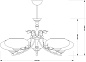Подвесная люстра Kutek Casamia Lampshade CAS-ZW-5 — фото 1