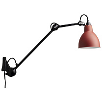 Lampe GRAS - 222 - Applique/abat-jour rouge
