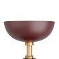 Потолочный светильник Arteriors Wade, бордовый и античная латунь — фото 7