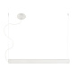 8846 Linea Light TU O SP LED M люстра с трубчатым рассеивателем белый — фото 2