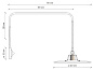 Country Регулируемый керамический настенный светильник FERROLUCE C1447