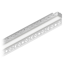 Светодиодные алюминиевые профили для контурной подстветки Led technology LINEAR 1616 U F алюминий с белым рассеивателем