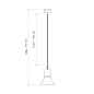 Type 80 Pendant Matte Black Anglepoise, подвесной светильник — фото 3