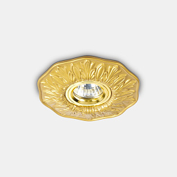 115610 Ideal lux Polka встраиваемый потолочный светильник с золотистым орнаментом из латуни