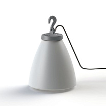 Grumo N° 1; Opal polycarbonate E27 52W Plug; Silk grey