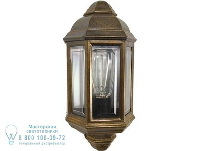 BRENT TRADITIONAL EXTERIOR WALL LIGHT Настенный светильник прямого света ручной работы Mullan Lighting MLWL184ANTBRS