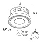 418 11 811 922 W-W Delta Light TWEETER M TRIMLESS Встраиваемый точечный светильник — фото 4