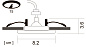 A5440PL-1SS Arte Lamp Aqua встраиваемый в потолок светильник для ванной GU10 1х50W — фото 3