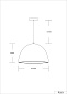 Подвесной светильник Arte Lamp CENTO A7082SP-1BJ — фото 4