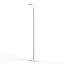 Square N° 4; Satin-finish polycarbonate Built-in LED 2700°K warm white 35W; White