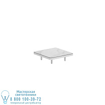 ALURA LOUNGE 80 СТОЛ 80X80X23CM БЕЛАЯ КЕРАМИЧЕСКАЯ СТОЛЕШНИЦА BIANCO STATUARIO Royal Botania