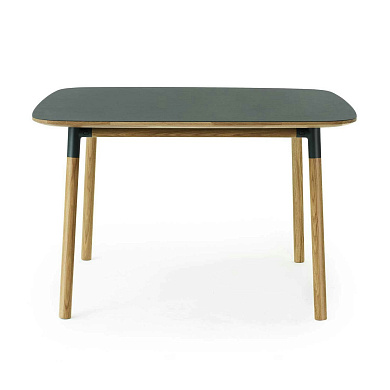 602832 Normann Copenhagen Form Стол 120x120 см, зеленый/дуб