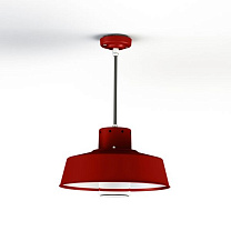 Faktory N° 2; Clear glass E27 70W; Tomato red