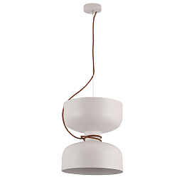 UNO SP1.1 WHITE Crystal Lux UNO подвесной светильник с керамическим корпусом и округлым абажуром