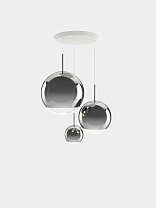 Подвесная система Tom Dixon Mirror Ball Round - Серебро зеркальный Поликарбонат