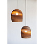GP-2121 Scraplight Graypants Подвесной светильник колокол из картона беж — фото 3
