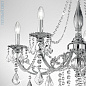 Kolarz PISANI CRYSTAL 1301.85.5.SpT люстра хром ø83cm высота 80cm мин. высота 100cm макс. высота 150cm 5 ламп e14 — фото 2
