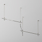 TRX154-111PT Maytoni Busbar trunkings Flarity Шинопровод накладной/подвесной Платина — фото 4