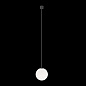 Luna Maytoni подвесной светильник P039PL-5W4K-20-B черно-белый
