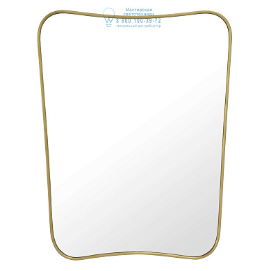 111587 Mirror Vivienne brushed brass finish Eichholtz