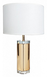 A4036LT-1GO Arte Lamp Maia настольная лампа с золотистым основанием и тканевым абажуром