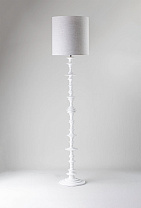 Plaster White shown with 17 Top Hat in Natural Linen with Cream Card lining