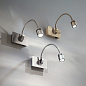 031477 Ideal Lux DYNAMO AP NICKEL настенный светильник (бра) никель — фото 1