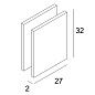 SLM26L - END CAP SET B черный Delta Light IMP — фото 1