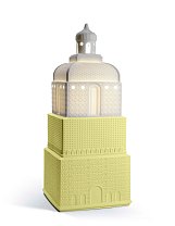 Настольная лампа Metropolis Lladro, тёмно-жёлтая