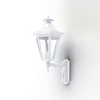 Victoria N° 4; Clear polycarbonate E27 105W; White