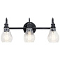 Greenbrier 3 Light Vanity Light Black настенный светильник 45392BK Kichler — фото 1