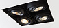 Mini multiple trimless 2x GU10 встраиваемый в потолок светильник Modular