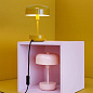 Haipot pink LED rechargeable table lamp Dyberg Larsen настольная лампа 7204