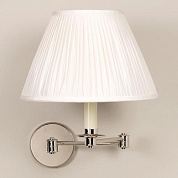 WA0285.NI.ES Cromer Swing Arm Wall Light, Nickel, 2 Arms