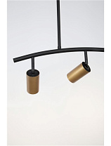 Black & Gold Aluminium LED GU10 3x10 Watt 100-240 Volt IP20 Bulb Excluded L: 72.5 H: 90 cm