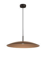 Mocha Brown Glass Sandy Black Metal LED 17Watt 220-240Volt 1360Lm 3000K IP20 Light Up & Down D:60 H: 153 cm