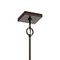 Branko 9.62" 1 Light Mini Pendant Aged Bronze подвесной светильник 82335 Kichler — фото 4