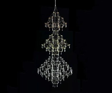 Люстра Kink Light Галанта хром 07894-60+80+100,02