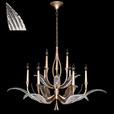 893640-21 Plume 45" Chandelier люстра, Fine Art Lamps