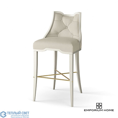 Logan Bar Stool-Antique White Global Views стул