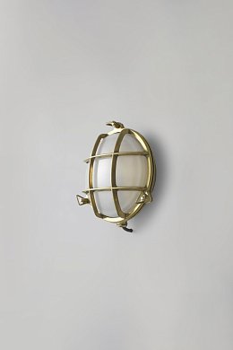 Уличный настенно-потолочный светильник Original BTC Brass Bulkhead 7028
