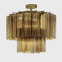 Crono Ceiling Lamp Дымчато-серый / 4 / Состаренная латунь