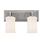 Vetivene 2 Light Vanity Light Classic Pewter настенный светильник 55130CLP Kichler — фото 7