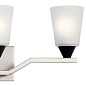 Skagos 3 Light Vanity Light Brushed Nickel настенный светильник 55029NI Kichler — фото 2