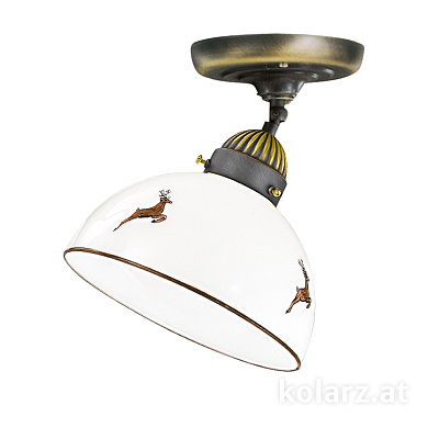 Kolarz Nonna 731.10.103 потолочный светильник состаренная латунь ø30cm высота 19cm 1 лампа e27