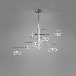 Metal Lux Dolce SP 8L асимметричный подвесной светильник хром; белый 260.188.02