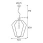 Подвесной светильник Gemstone Moretti Luce 3495.E27 — фото 3