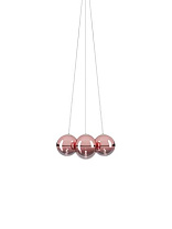 RANDOM CLOUD PENDANT 7 LIGHTS D.23 CM / ROSE GOLD 3000K CE